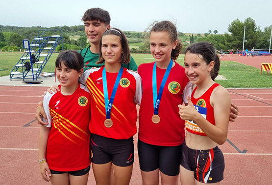 Quatre medalles per l’Esportiu Penedès en el primer cap de setmana de Finals de Catalunya d’Atletisme