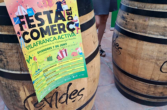 Tot a punt a Vilafranca per viure avui la Festa del Comerç