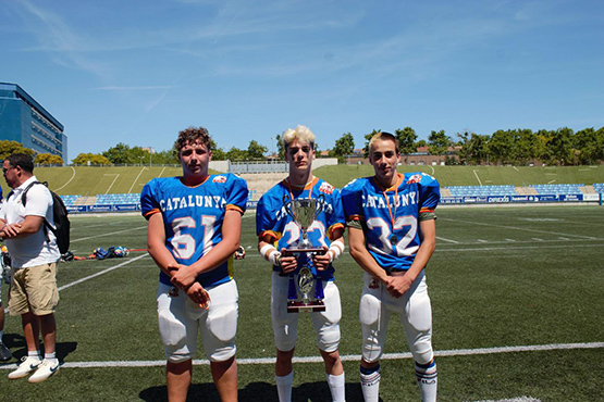 Un vilafranquí queda subcampió d’Espanya de futbol americà en categoria cadet
