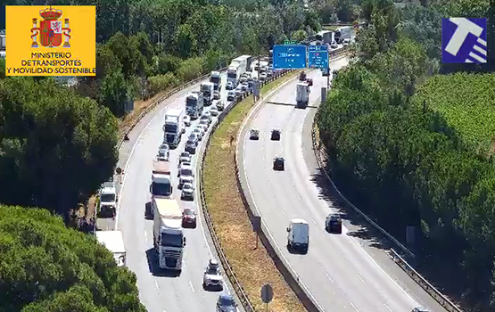 Matí convuls a l’AP-7 en el seu pas per l’Alt Penedès