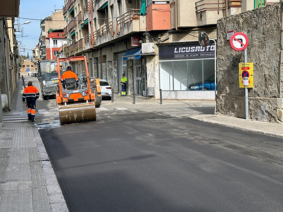 L’Ajuntament de Vilafranca renovarà l’asfaltatge de 9 carrers la setmana vinent