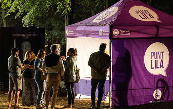 La xarxa de Punts Lila de la Diputació de Barcelona es desplega aquest agost a sis municipis de l’Alt Penedès
