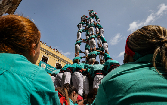 Un estudi de la URV mesurarà la calor a la qual s’enfronten els castellers durant la diada de Sant Fèlix