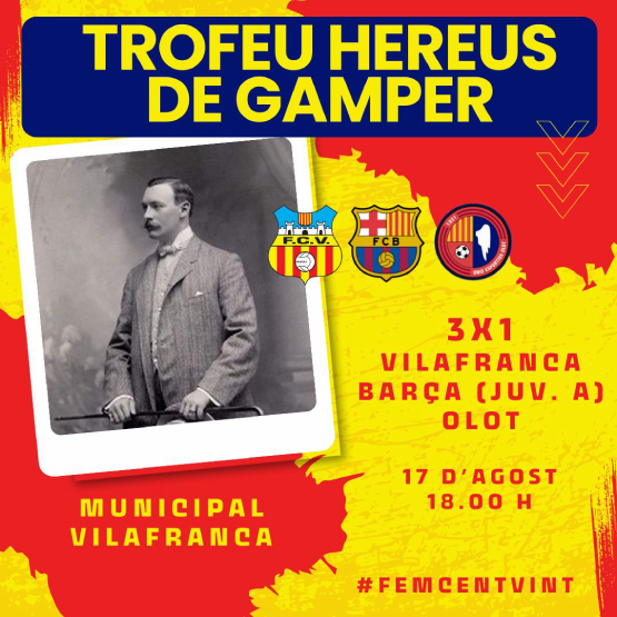 El Trofeu Hereus de Gamper obrirà la pretemporada del FC Vilafranca el 17 de setembre