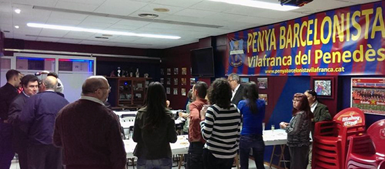 La junta directiva de la Penya Barcelonista de Vilafranca i Comarca plega per manca de personal