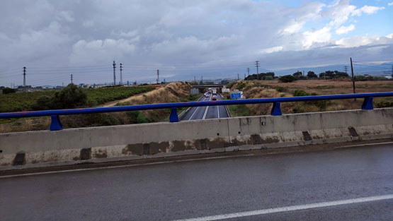 Un altre accident a Olèrdola, ara a l’N-340, provoca retencions quilomètriques