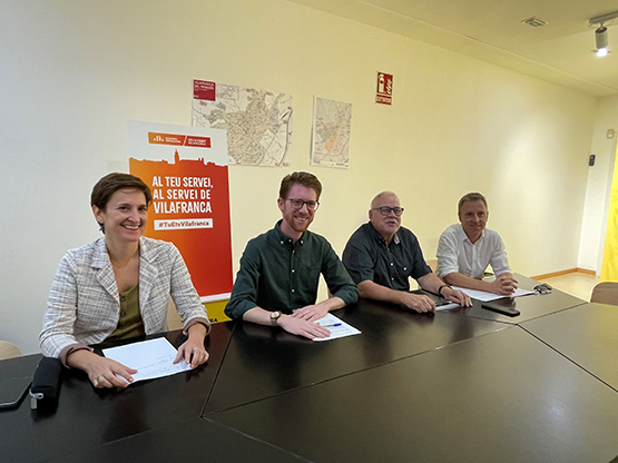 ERC Vilafranca titlla el govern de “superficial” i lamenta “l’incompliment” de l’acord de pressupostos