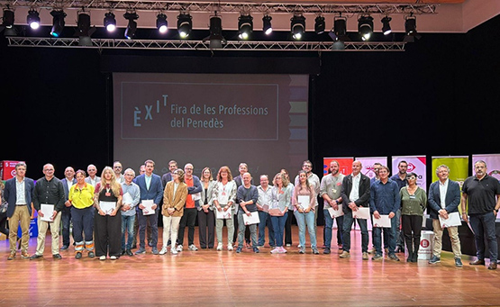 Tret de sortida a la primera edició d’Èxit. Fira de les Professions del Penedès