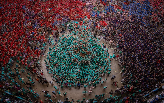 Els Castellers de Vilafranca tornen a guanyar el Concurs de Castells de Tarragona