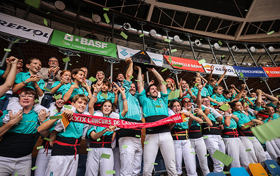 Àngel Grau, cap de colla dels Verds, després de guanyar el Concurs: “Ens agrada lluitar fins al final”