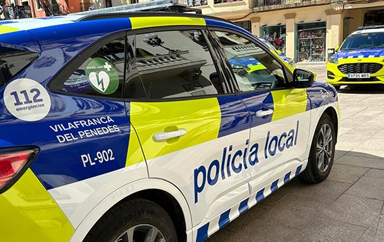 La Policia Local de Vilafranca deté el presumpte autor de diversos robatoris