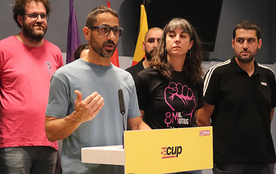 La CUP presenta a Vilafranca Non Casadevall com a nou secretari general i portaveu