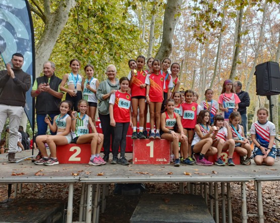 L’equip sub-10 de l’Esportiu Penedès es proclama campió de Catalunya de cros per tercer any consecutiu